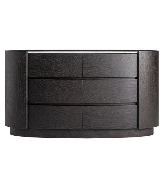 COMODA 140 X 45 X 75 CARLS MADERA DE ROBLE EN NEGRO