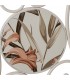 Set de mesa y sillas plegables colonial con cerámica floral 6