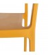 Sillón exterior apilable mostaza estilo contract moderno 5