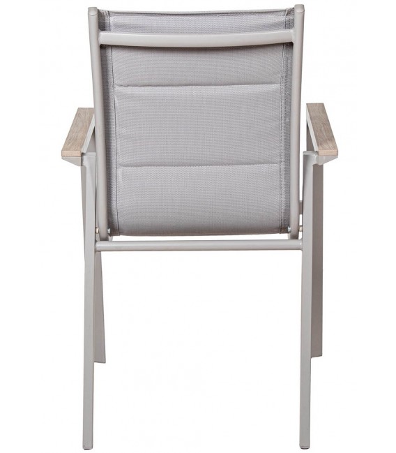CONJUNTO MESA Y SILLAS EXTERIOR JAPO ALUMINIO GRIS