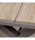 CONJUNTO MESA Y SILLAS EXTERIOR JAPO ALUMINIO GRIS