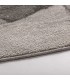 Alfombra de forma redonda industrial en tonos crema y gris 1
