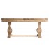 Mesa de comedor extensible madera olmo estilo clásico natural 2