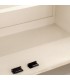 Aparador contemporáneo en madera de mango cuatro puertas talladas 6