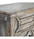 Aparador vintage siete cajones de madera reciclada gris rozado 2