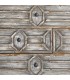 Aparador vintage siete cajones de madera reciclada gris rozado 5