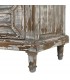 Aparador vintage siete cajones de madera reciclada gris rozado 8