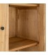 Vitrina madera mindi con puertas cristal y cajones estilo boho 5