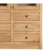Vitrina madera mindi con puertas cristal y cajones estilo boho 7