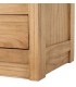 Vitrina madera mindi con puertas cristal y cajones estilo boho 10