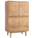 Armario alacena de madera de mango natural estilo boho natural