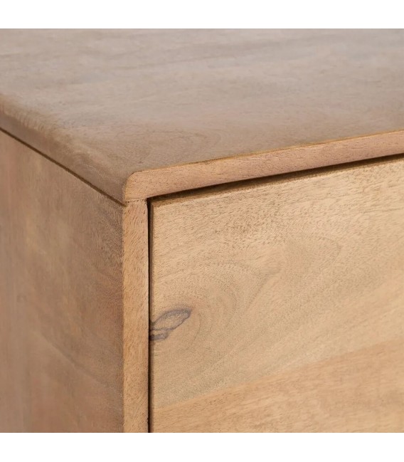 Armario alacena de madera de mango natural estilo boho natural 3