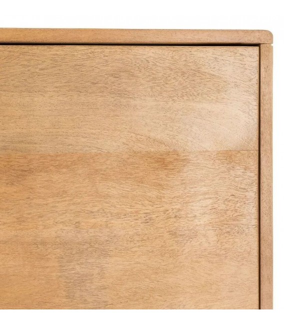 Armario alacena de madera de mango natural estilo boho natural 5