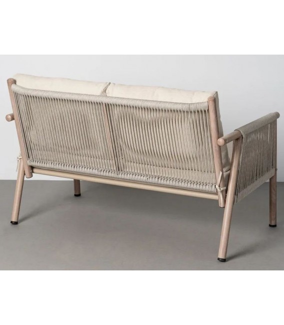 Set exterior mesa sofá y sillones ratán estilo contemporáneo 3
