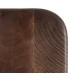 Mesa de centro cuadrada de madera de mango nogal estilo boho 6
