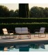 Set de exterior sofá de 3 plazas con dos sillones y mesa moderno mdmhogar