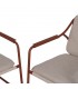 Set de exterior sofá de 3 plazas con dos sillones y mesa moderno 7