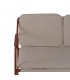 Set de exterior sofá de 3 plazas con dos sillones y mesa moderno 9