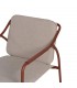 Set de exterior sofá de 3 plazas con dos sillones y mesa moderno 10