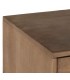 Armario alacena de madera de mango de tres cajones estilo boho 2