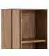 Armario alacena de madera de mango de tres cajones estilo boho 5