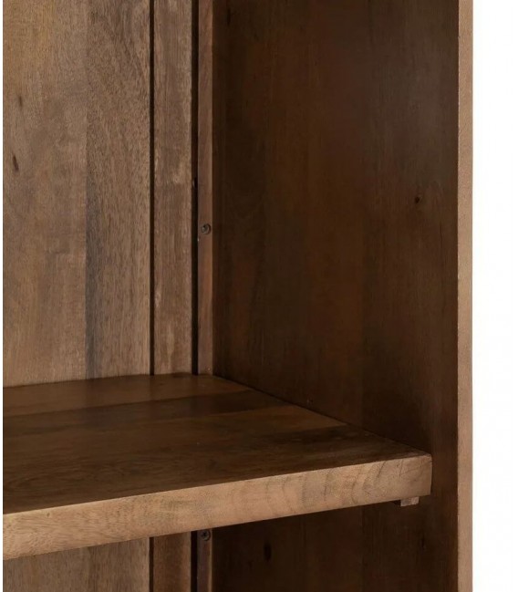 Armario alacena de madera de mango de tres cajones estilo boho 6