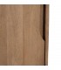 Armario alacena de madera de mango de tres cajones estilo boho 10