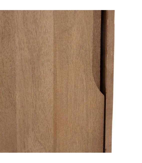 Armario alacena de madera de mango de tres cajones estilo boho 10