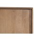 Armario alacena de madera de mango de tres cajones estilo boho 11