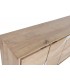 Aparador de madera maciza de acacia natural y blanco estilo boho chic 3
