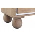 Aparador de madera maciza de acacia natural y blanco estilo boho chic 5