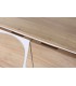Aparador de madera maciza de acacia natural y blanco estilo boho chic 4