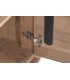 APARADOR 160 X 40 X 85 ALFIS MADERA NATURAL Y BLANCO
