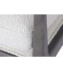Butaca madera maciza de haya teñida gris tapizada bouclé blanco 5