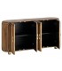 Aparador boho de madera de mango con detalles en metal dorado 1