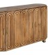 Aparador boho de madera de mango con detalles en metal dorado 2