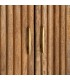 Aparador boho de madera de mango con detalles en metal dorado 5