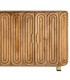 Aparador boho de madera de mango con detalles en metal dorado 7