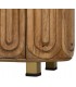 Aparador boho de madera de mango con detalles en metal dorado 8