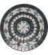 Set mesa y 2 sillas plegables metal y piedra estilo industrial 6