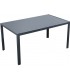 Set mesa y 6 sillas aluminio negro exterior estilo industrial 1