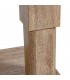 Mesa de centro exterior de aluminio efecto madera estilo boho 2