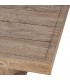 Mesa de centro exterior de aluminio efecto madera estilo boho 3