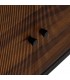 Aparador industrial madera de mango sheesham con 3 puertas nogal 6