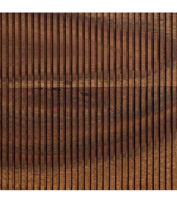 Aparador industrial madera de mango sheesham con 3 puertas nogal 7