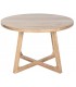 Mesa comedor redonda grande madera acacia natural estilo boho