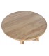Mesa comedor redonda grande madera acacia natural estilo boho 1