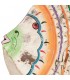Portavelas grande para colgar de metal multicolor estilo étnico 4
