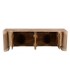 Mueble TV de madera de mango natural cuatro puertas estilo boho 3