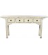Consola entrada madera olmo crema cuatro cajones estilo oriental 1